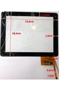 Pantalla táctil repuesto tablet china 10" modelo 6