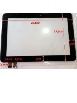 Pantalla táctil repuesto tablet china 10.1" modelo 2