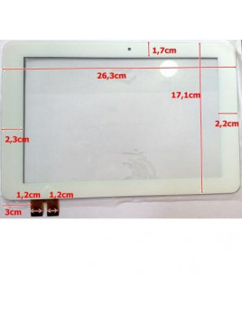 Pantalla táctil repuesto tablet china 10.1" modelo 15
