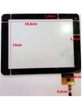 Pantalla táctil repuesto tablet china 8.9" modelo 1