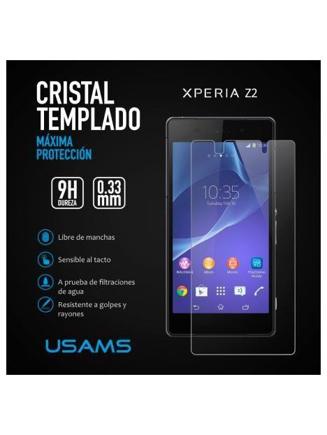 Sony Xperia T2 Ultra D5322 T2U XM50H protector cristal templado