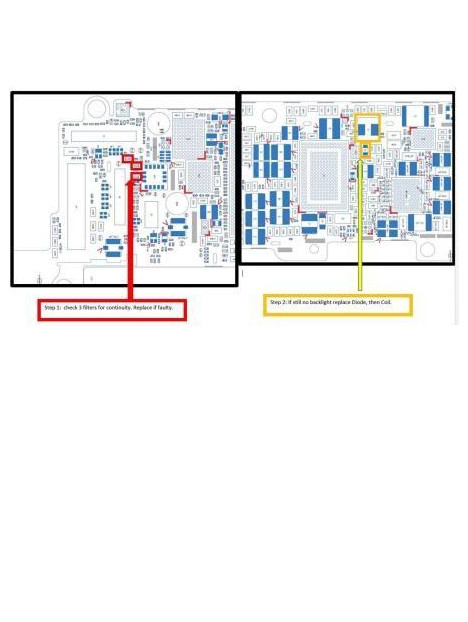 iPhone 5 5c  5s set 3 filtros 1 bobina y 1 diodo reparar re
