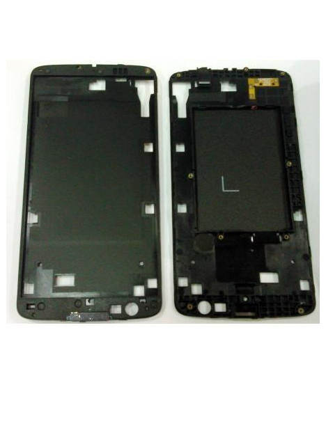 LG K7 Tribute 5 LS675 X210 (versión 3G) marco frontal negro