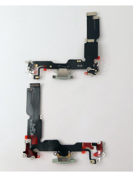 Flex puerto de carga verde para Iphone 15 Plus compatible