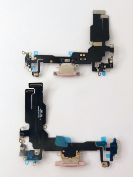 Flex puerto de carga rosa para Iphone 15 compatible