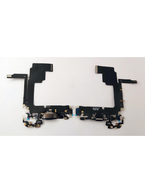 Flex puerto de carga azul para Iphone 15 Pro compatible
