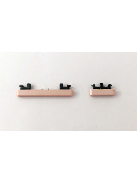 Set 2 botones rosas para Samsung Galaxy Tab A8 SM-X200 SM-X205 calidad premium