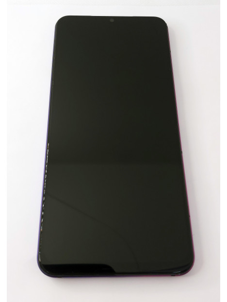 Pantalla lcd mas tactil negro con marco azul para ZTE Nubia Red Magic 7 Pro compatible(tiene reconocimiento facia