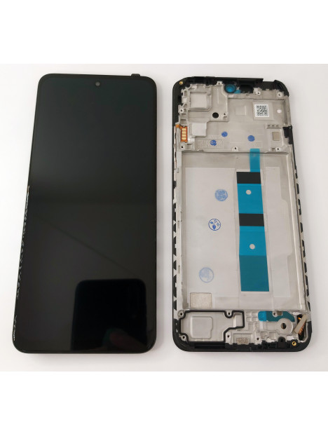 Pantalla lcd Oled Hehui mas tactil negro con marco negro para Xiaomi Redmi Note 12 4G compatible