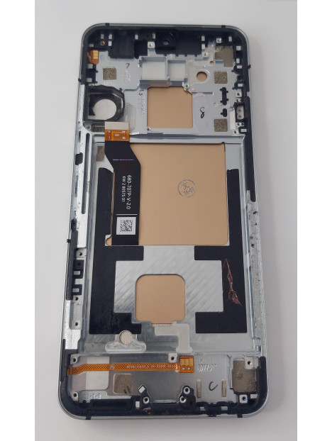 Pantalla Lcd mas tactil negro mas marco plata para ZTE Nubia Red Magic 7 Pro compatible (tiene reconocimiento facia