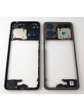Carcasa central o marco negro para Motorola Moto G24 4G calidad premium