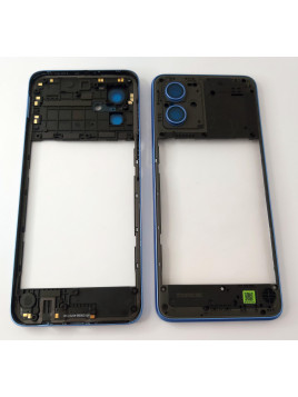 Carcasa central o marco azul oscuro para Motorola MOTO G54 5G Power calidad premium