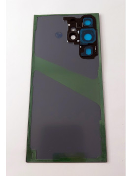 Tapa trasera o tapa bateria verde oscura mas cubierta camara para Samsung Galaxy S23 Ultra SM-S918 calidad premium