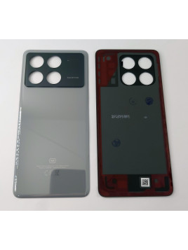 Tapa trasera o tapa bateria plata para Xiaomi Poco X6 Pro calidad premium