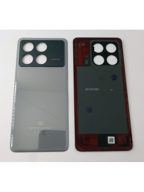 Tapa trasera o tapa bateria plata para Xiaomi Poco X6 Pro calidad premium