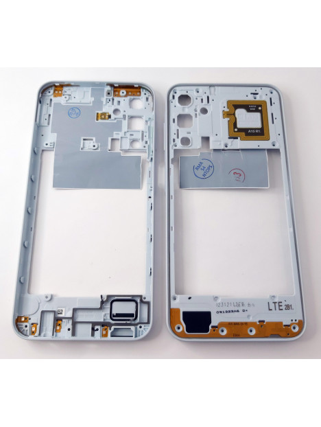 Carcasa central o marco blanco para Samsung Galaxy A15 4G A155 calidad premium