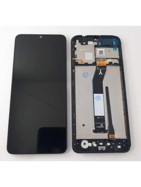 Pantalla Lcd mas tactil negro con marco negro para Xiaomi Redmi A3 calidad premium