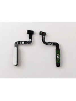 Boton power y sensor huella dactilar plata para Samsung Galaxy A32 5G A326 calidad premium