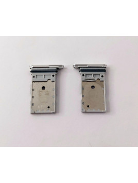 Soporte o bandeja sim blanca (Dual Sim) para Samsung Galaxy S24 S921 S24+ S926 calidad premium