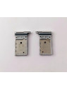 Soporte o bandeja sim blanca (Dual Sim) para Samsung Galaxy S24 S921 S24+ S926 calidad premium