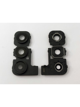 Cristal de camara mas marco negro para Samsung Galaxy A24 4G A245F calidad premium