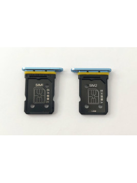 Soporte o bandeja sim azul (Dual Sim) para Realme GT2 Pro calidad premium