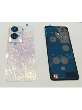 Tapa trasera o tapa bateria con lente de camara color morado para Oppo A79 5G CPH2553 calidad premium