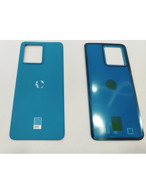 Tapa trasera o tapa bateria color azul para Motorola Edge 40 Neo(XT2307-1) calidad premium