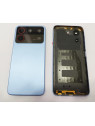 Tapa Trasera o Tapa Bateria color azul para ZTE Blade A54 4G calidad premium