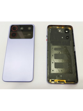 Tapa Trasera o Tapa Bateria color morado para ZTE Blade A54 4G calidad premium