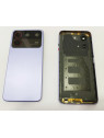 Tapa Trasera o Tapa Bateria color morado para ZTE Blade A54 4G calidad premium