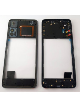 Carcasa o marco central negro para TCL 30 Plus mas cubierta camara calidad premium