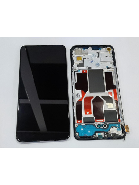 Pantalla oled para Oppo Find X3 Lite 5G mas tactil negro mas marco negro compatible