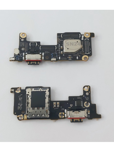 Flex puerto carga mas lector sim para Xiaomi 12T 12T Pro 560001L12A00 Service Pack