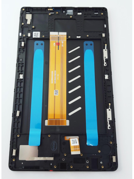 Pantalla lcd para Samsung Galaxy Tab A7 Lite LTE GH81-20632A SM-T225 tactil negro mas marco gris Service Pack