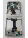 Pantalla lcd para Samsung Galaxy Z Flip 5 5G SM-F731B GH82-31828B mas tactil negro mas marco crema Service Pack