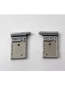 Soporte o bandeja dual sim blanca para Samsung Galaxy S23 FE SM-S711 calidad premium