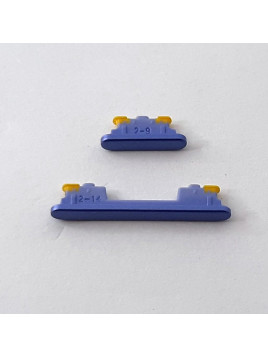 Set 2 botones purpura para Samsung Galaxy A54 5G A546B calidad premium