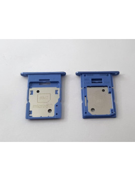 Soporte o bandeja dual sim azul para Samsung Galaxy A15 5G SM-A156E calidad premium