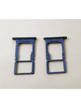 Soporte o bandeja dual sim azul oscuro para Samsung Galaxy A25 5G SM-A256 calidad premium