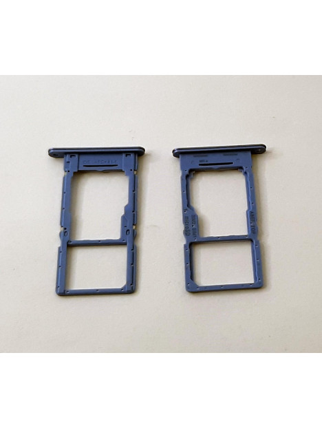 Soporte o bandeja dual sim azul oscuro para Samsung Galaxy A25 5G SM-A256 calidad premium