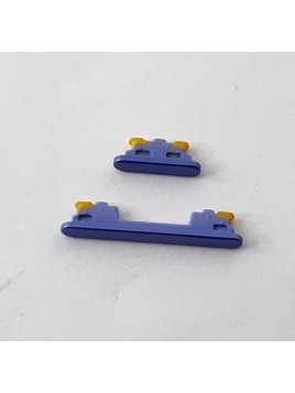 Set 2 botones purpura para Samsung Galaxy A34 5G A346B calidad premium