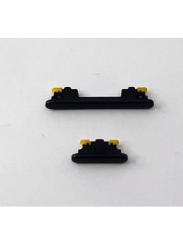 Set 2 botones negros para Samsung Galaxy A34 5G A346B calidad premium