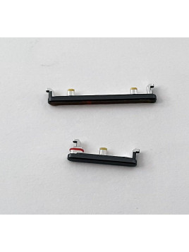 Set 2 botones negros para Oneplus Nord 2 Nord2 5G calidad premium