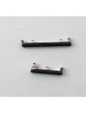 Set 2 botones negros para Oneplus Nord 2 Nord2 5G calidad premium