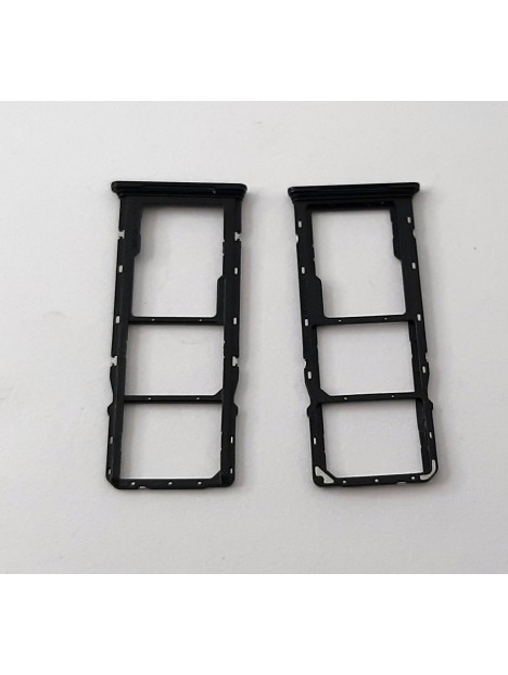 Soporte o bandeja dual sim negro para Samsung Galaxy A04 2022 SM-A045 calidad premium