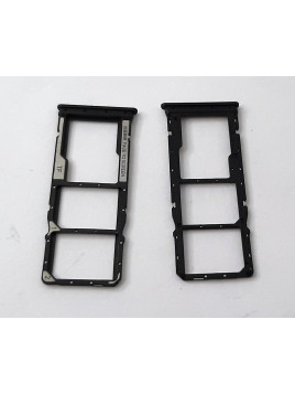 Soporte o bandeja dual sim negra para Xiaomi Poco C65 calidad premium