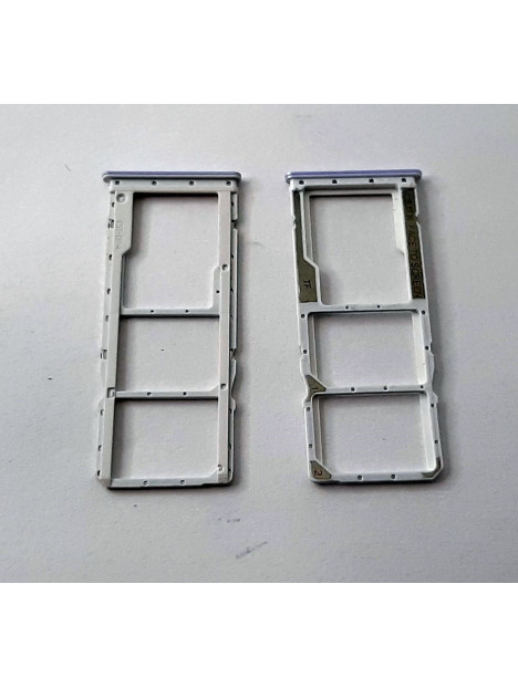 Soporte o bandeja dual sim purpura para Xiaomi Redmi 12C calidad premium