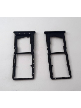 Soporte o bandeja dual sim negra para Vivo Y20S calidad premium