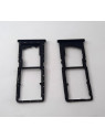 Soporte o bandeja dual sim negra para Vivo Y20S calidad premium